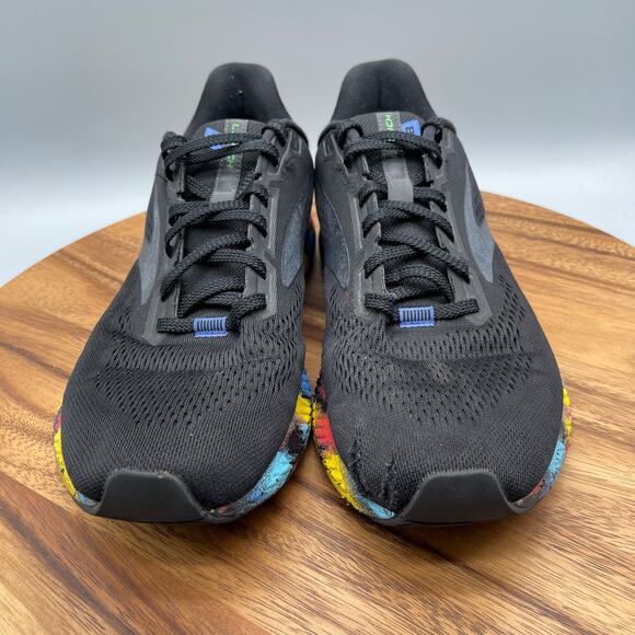 Brooks Launch 8 Shoes Mens Size 10.5 Black Running Comfort Walking Gym Sneakers - Picture 2 of 8